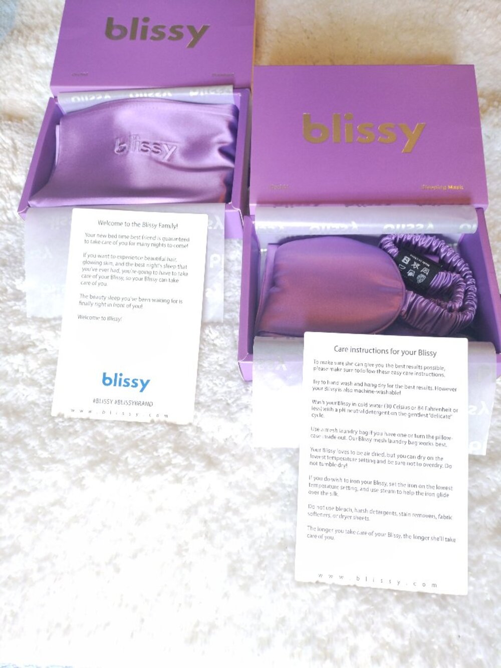 blissy Pillowcase & Sleep Mask Set - Picture 6 of 6